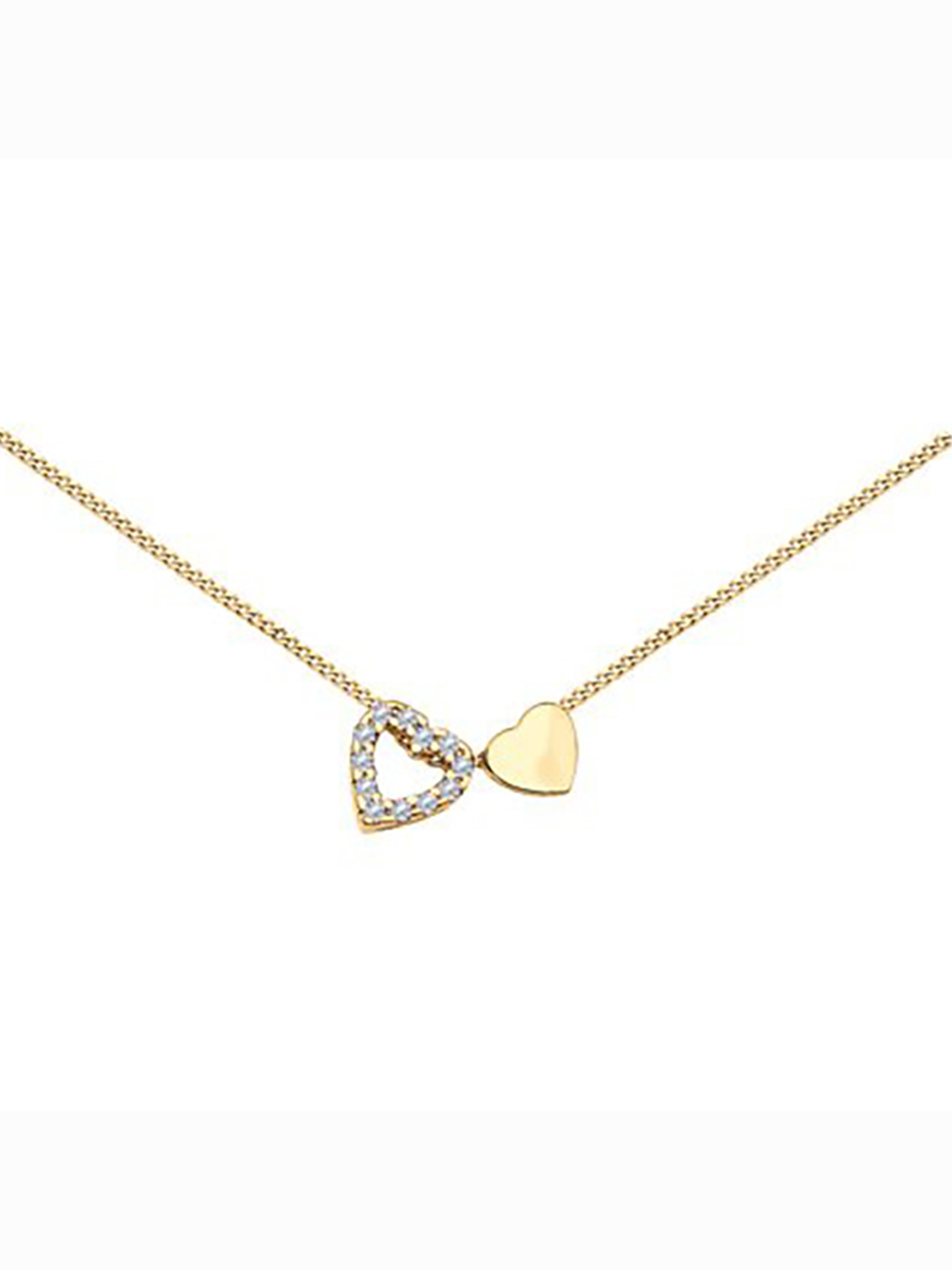

Колье из серебра 55 см 585Gold 706000382, фианит, 706000382