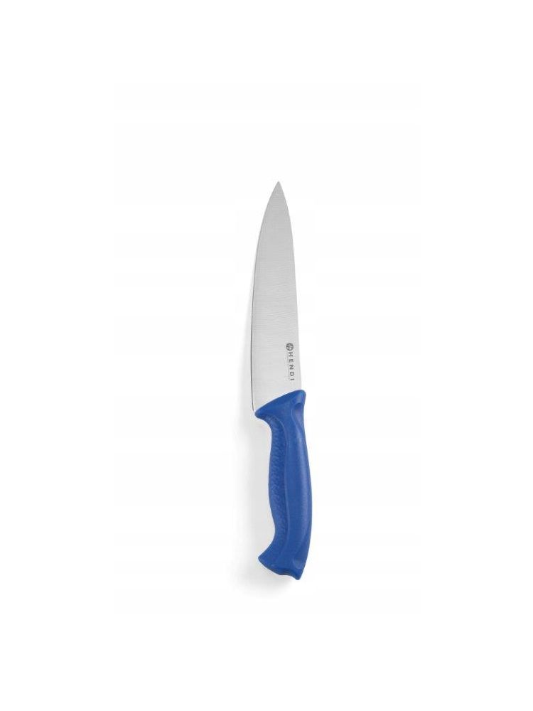 фото Нож профессиональный поварской, синий, 180 мм, hendi, 842645 nobrand