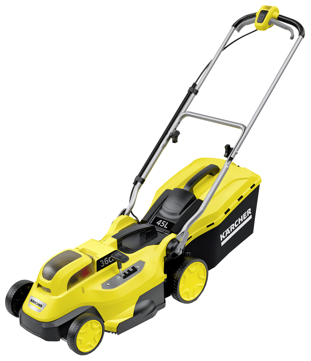 фото Аккумуляторная газонокосилка karcher 1.444-421.0 18 в акб и зу в комплекте