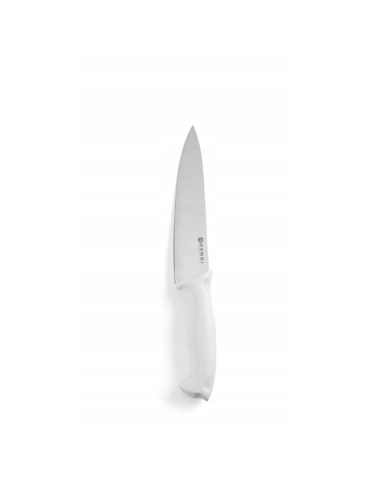 фото Нож профессиональный поварской, белый, 180 мм, hendi, 842652 nobrand