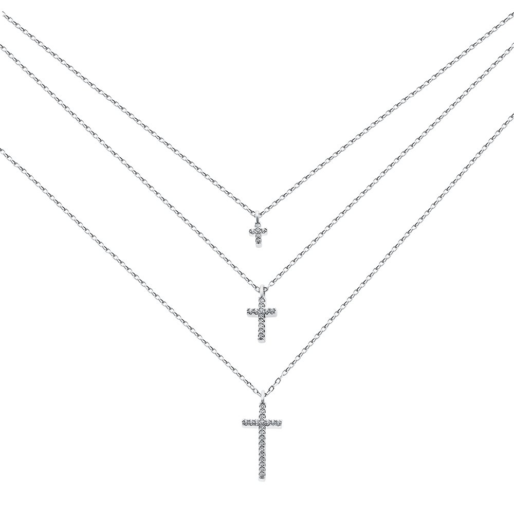 

Колье из серебра с фианитом 45 см 585Gold 706000338, 706000338