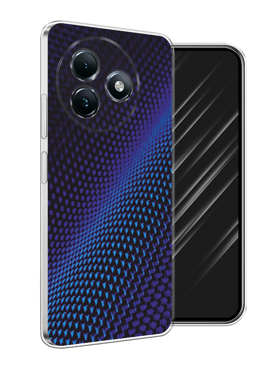 

Чехол Awog на Itel S24 "Синий карбон", Черный;синий, 3202050-1