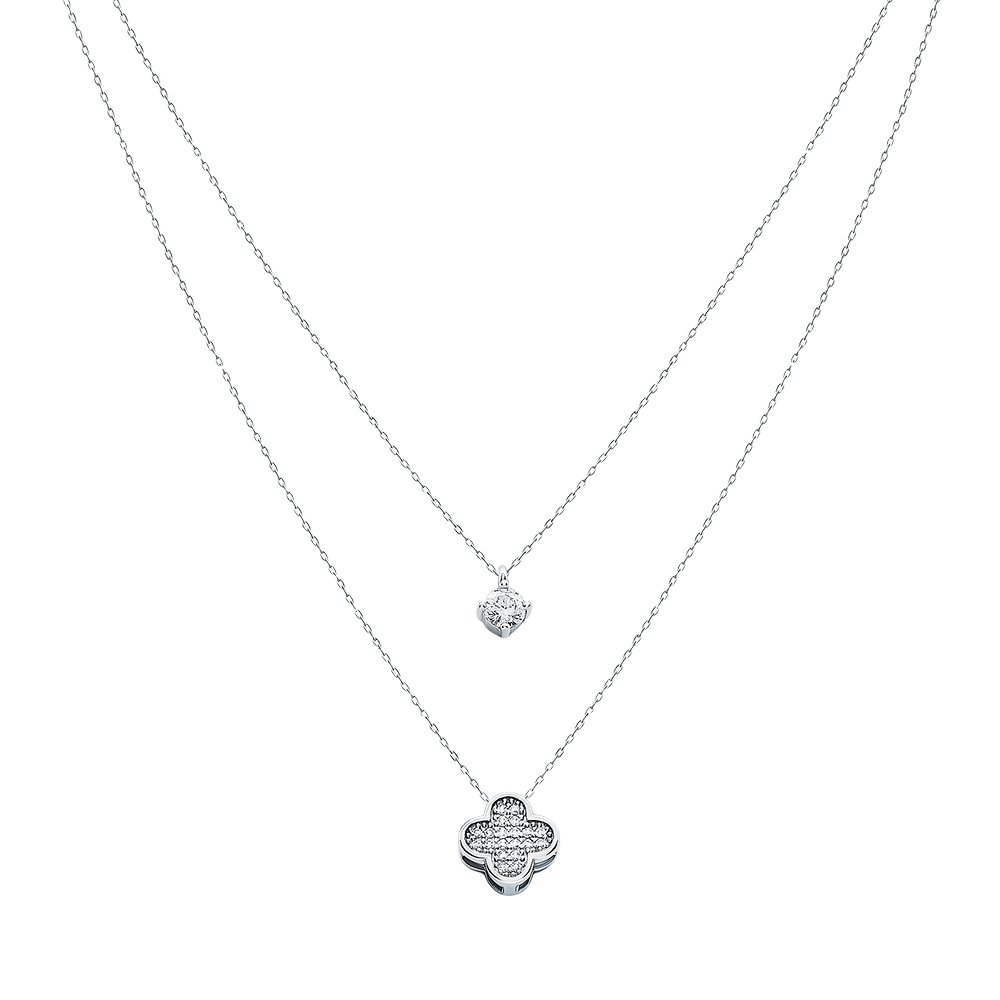 

Колье из серебра с фианитом 45 см 585Gold 706000293, 706000293