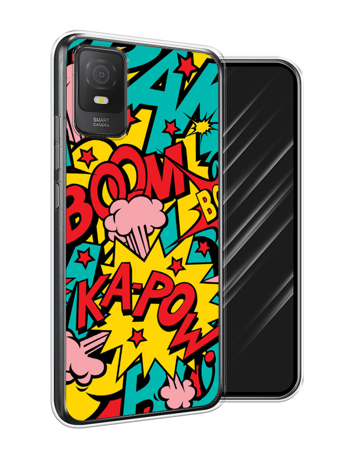 

Чехол Awog на TCL 403 "Постер pop art", Бирюзовый;желтый;красный, 291650-9