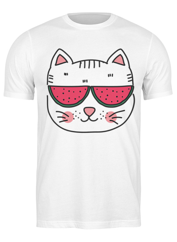 

Футболка мужская Printio Cats here 2984728 белая L, Белый, Cats here 2984728