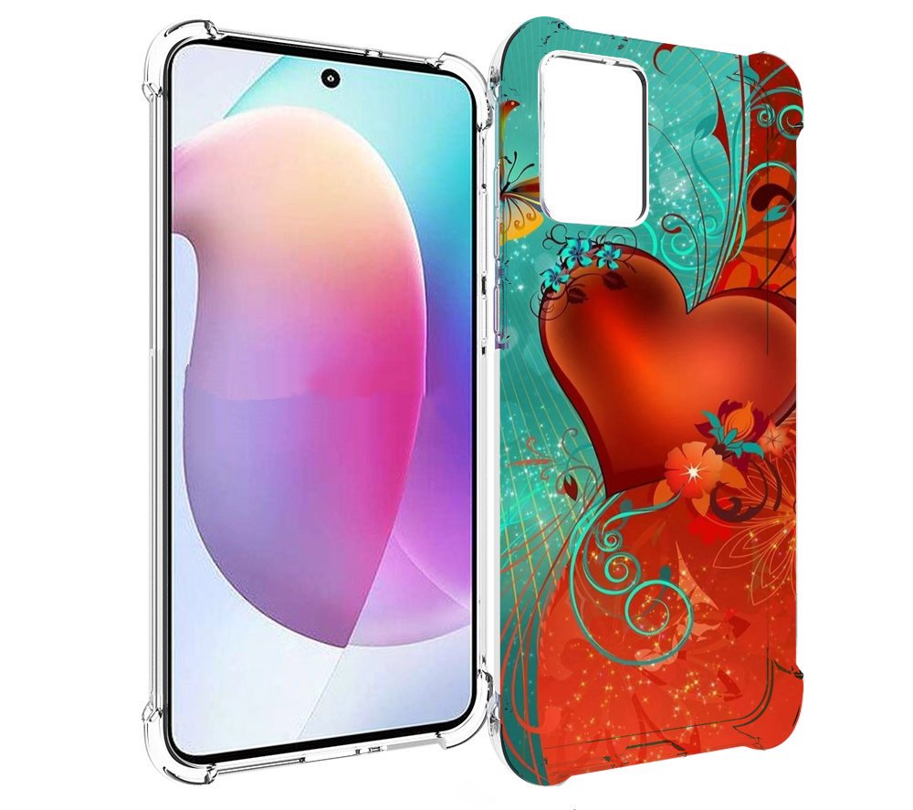 

Чехол MyPads красивые-яркие-сердечки для Motorola Edge 30 Neo, Прозрачный, Tocco