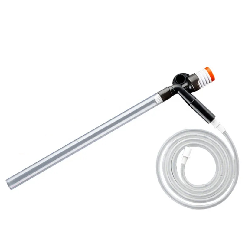 

Грунтоочиститель для аквариума Gravel Cleaner, 2 трубки по 40 см, длина шланга 210 см, Черный