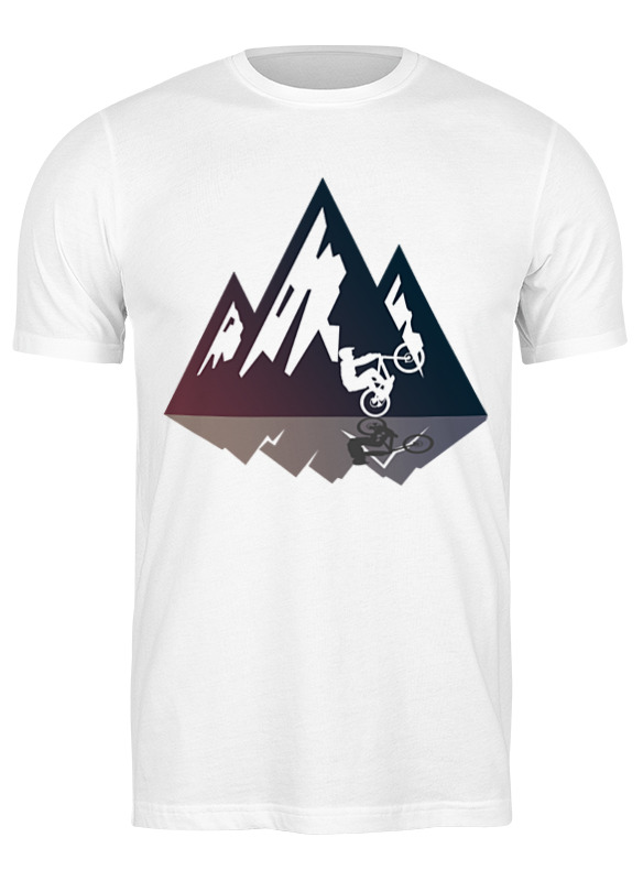 

Футболка мужская Printio Mountain bike 2972827 белая L, Белый, Mountain bike 2972827