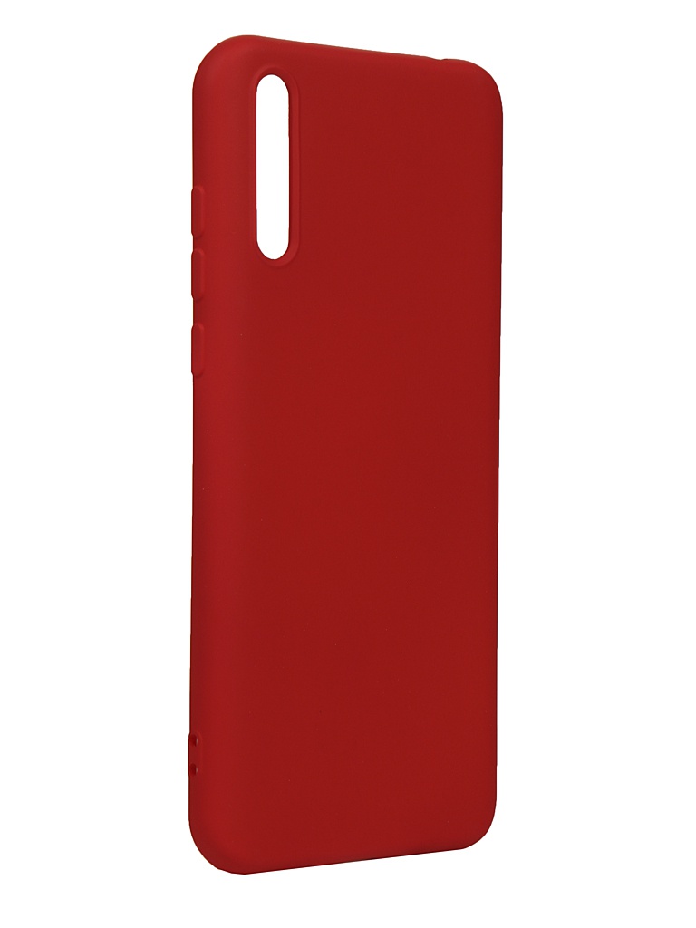 фото Чехол df для huawei y8p silicone red hworiginal-16 df-group