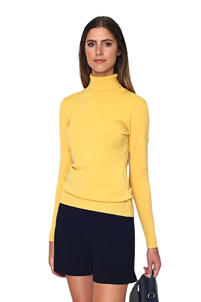 Лонгслив женский C&Jo CJF1253 желтый L