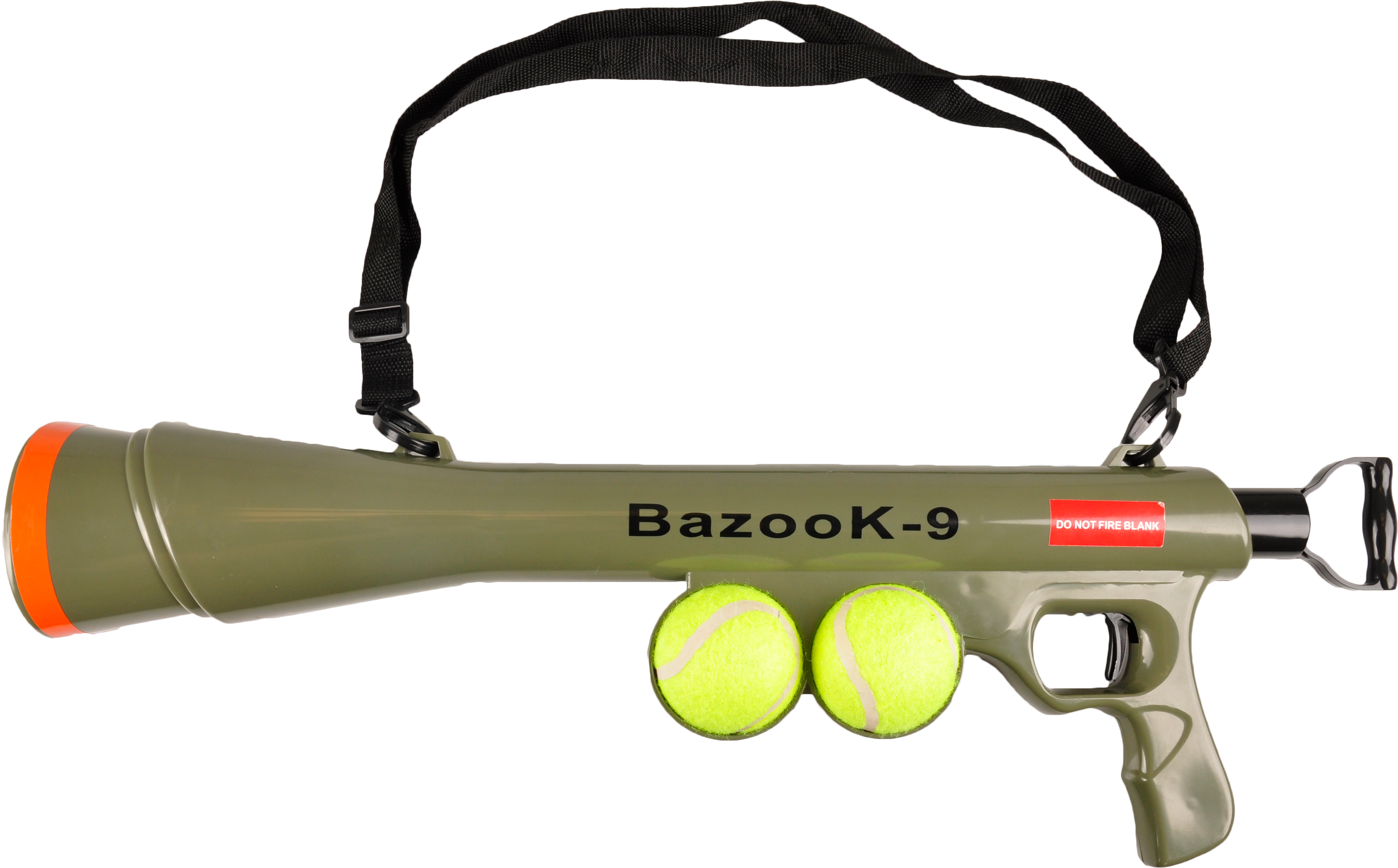 Игрушка для собак Flamingo Bazooka пистолет с теннисными мячами, 62,5x19x9,2 см