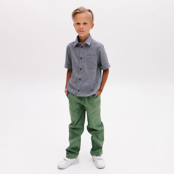 

Брюки для мальчика MINAKU: Casual collection KIDS, цвет оливковый, рост 116, Casual collection KIDS