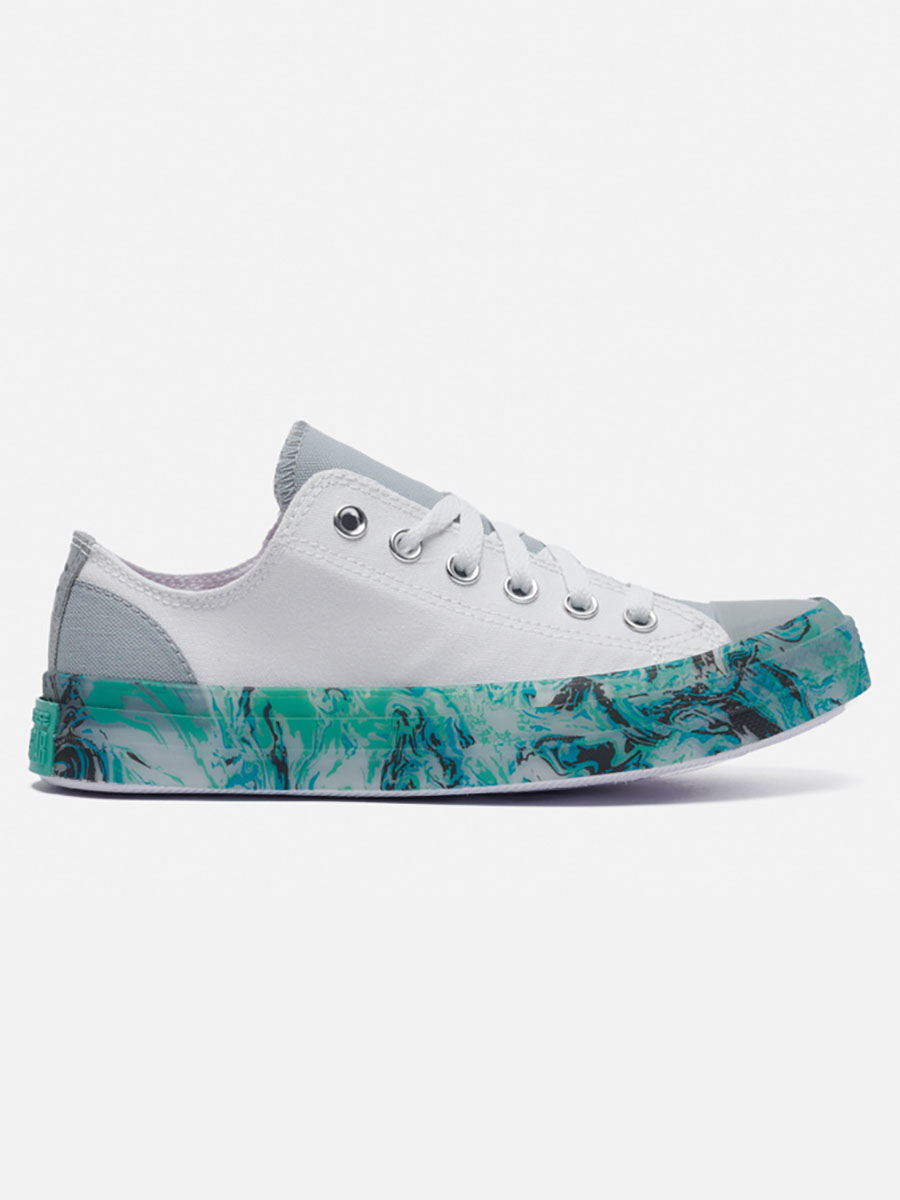 

Кеды унисекс Converse Chuck Taylor All Star CX Marbeled Low белые 38 EU, Chuck Taylor All Star CX Marbeled Low