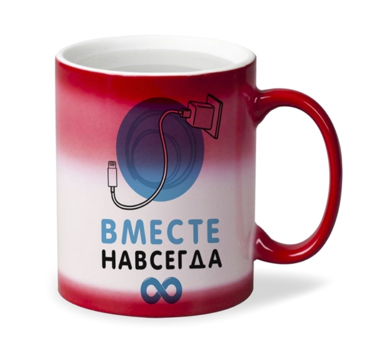 

Кружка CoolPodarok Прикол Вместе навсегда