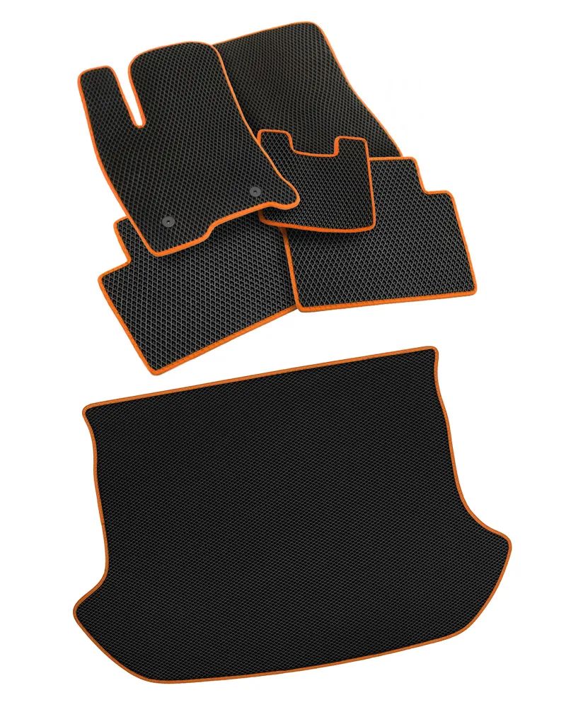 

EVA коврики для Ford Kuga 2012-2016 ViceCar Форд Куга AM13019R оранжевый, Kuga