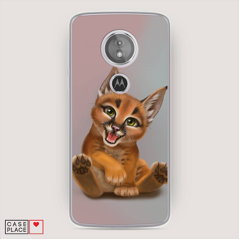 

Чехол Awog на Motorola Moto E5 / Моторола Мото E5 "Малыш рыси", Разноцветный, 241050-1