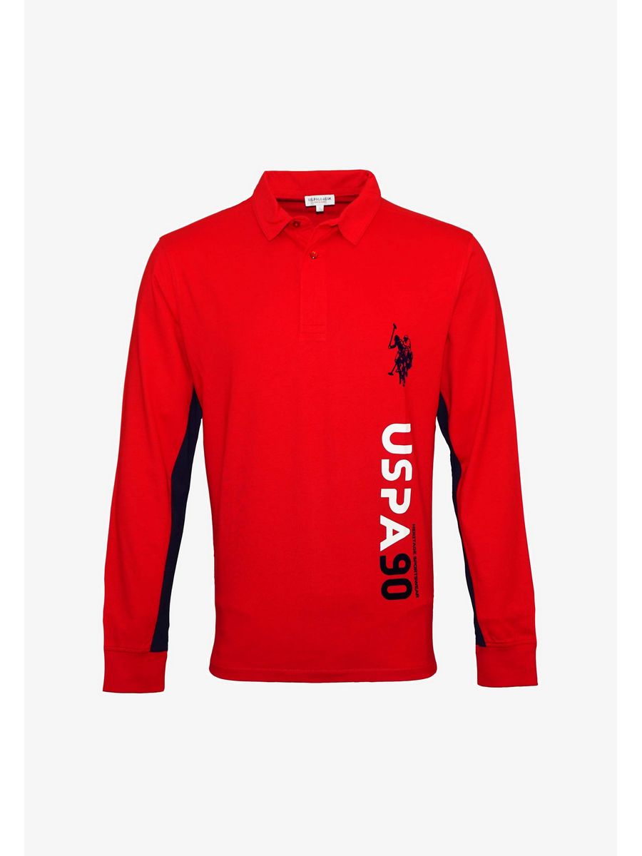 

Лонгслив мужской U.S. POLO Assn. US222P044 красный XL, US222P044