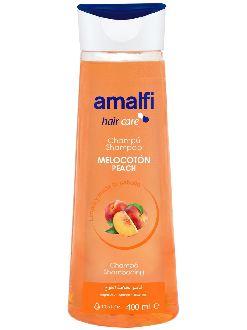 фото Шампунь для всех типов волос amalfi peach 400 мл amalfy