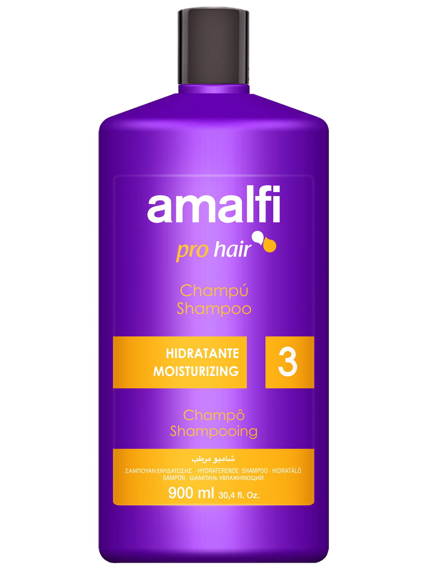 Шампунь для увлажнения волос AMALFI moisturizing 900 мл