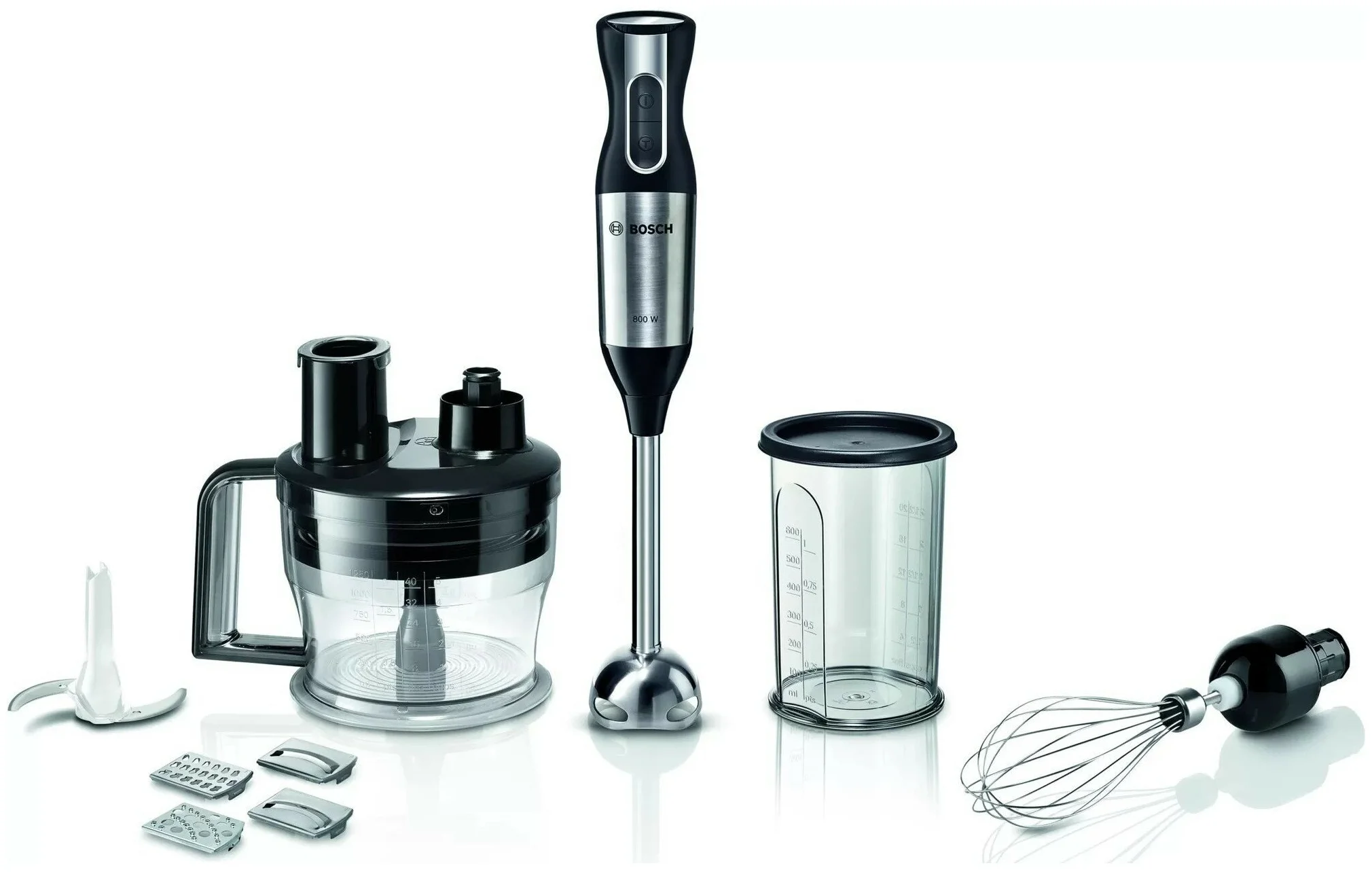

Погружной блендер Bosch MS6CM4190 серебристый, MS6CM4190