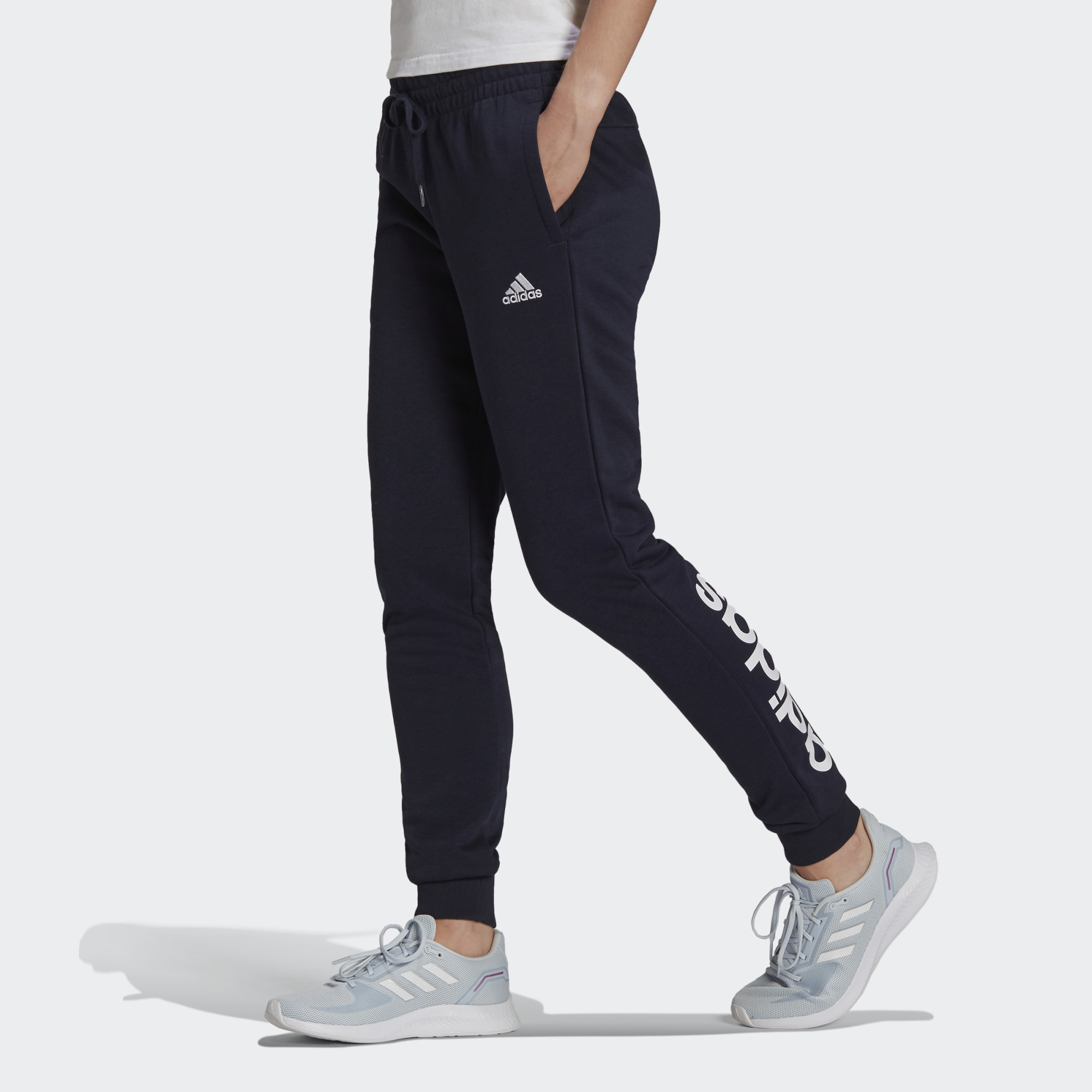 

Спортивные брюки женские Adidas H07857 синие S, H07857