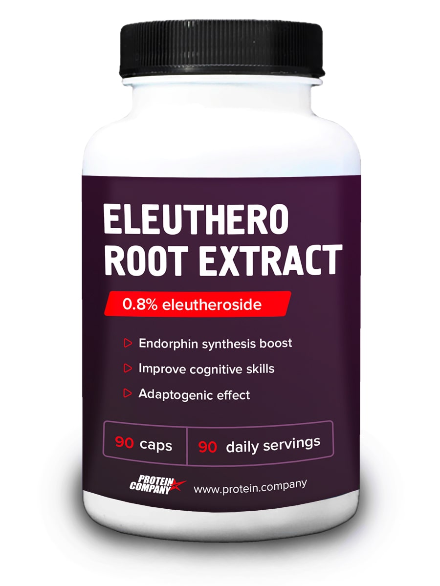 фото Eleuthero root extract, protein.company, экстракт элеутерококка, 90 порций, 90 капсул