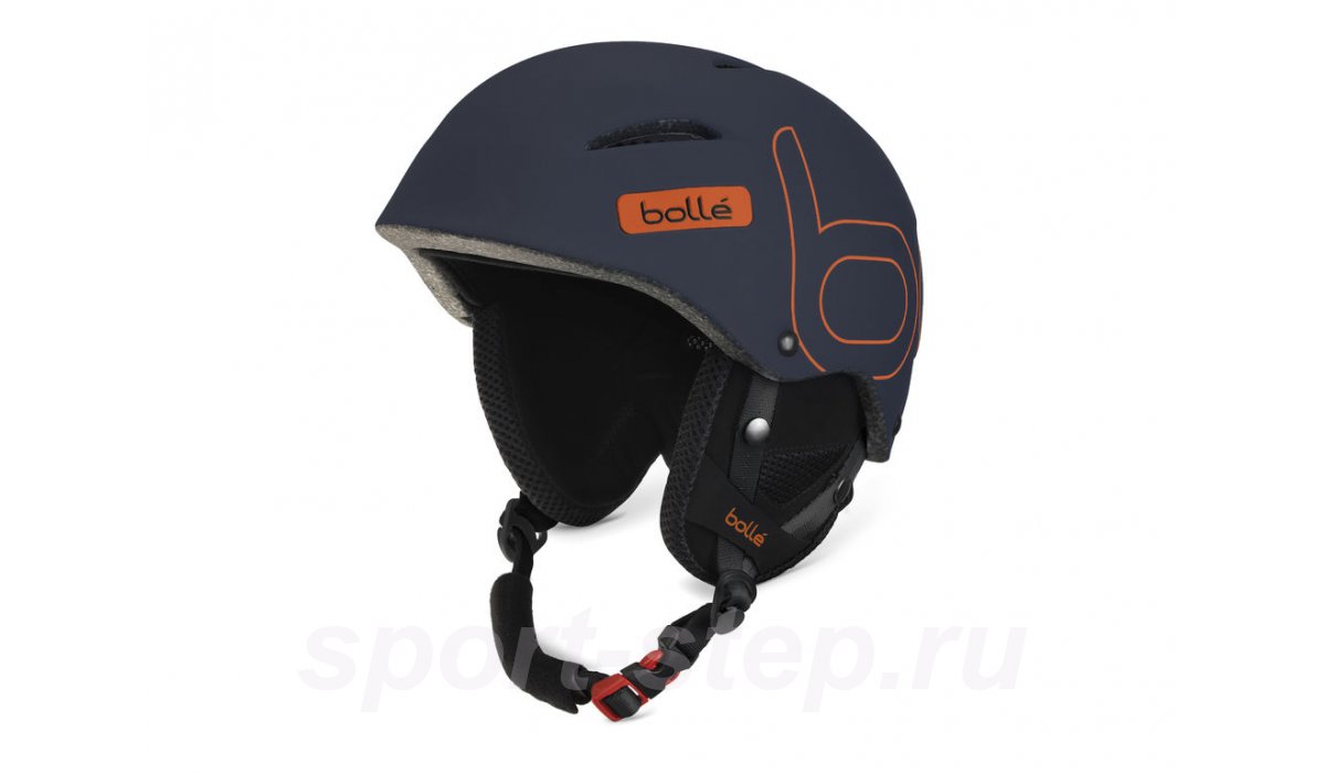 фото Шлем горнолыжный bolle b-style soft dark blue/orange (58-61 см)