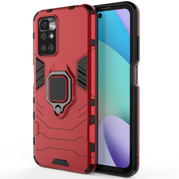 Противоударный чехол Transformer Ring для Xiaomi Redmi 10 / 10 Prime
