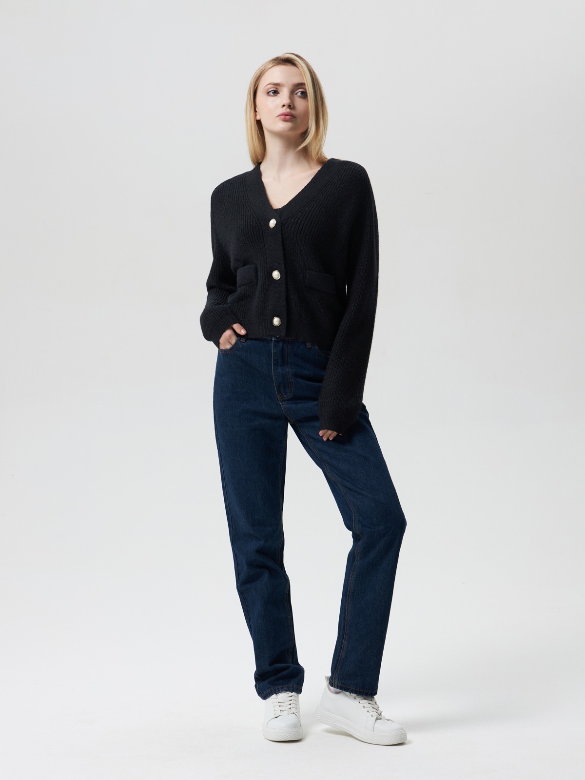 Кардиган Assuili женский, ASF1247, Чёрный, размер L