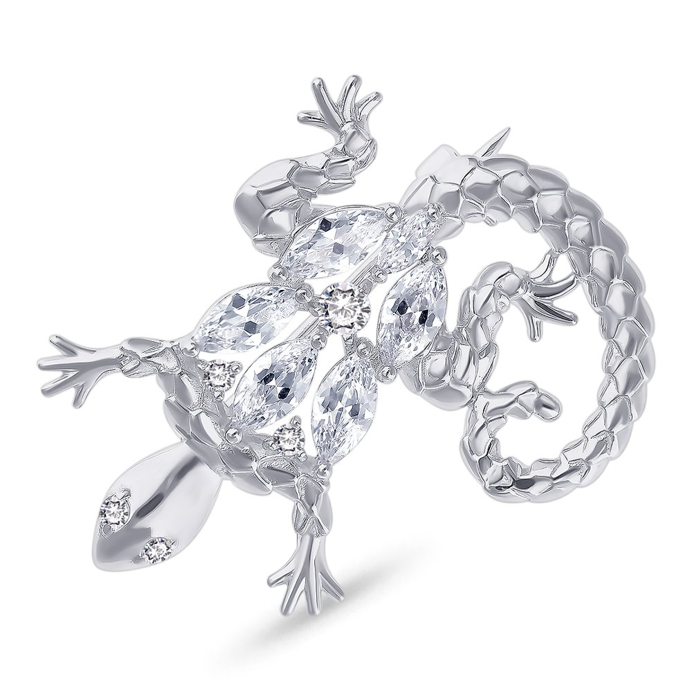 

Брошь из серебра с фианитом 585Gold 709000141, 709000141