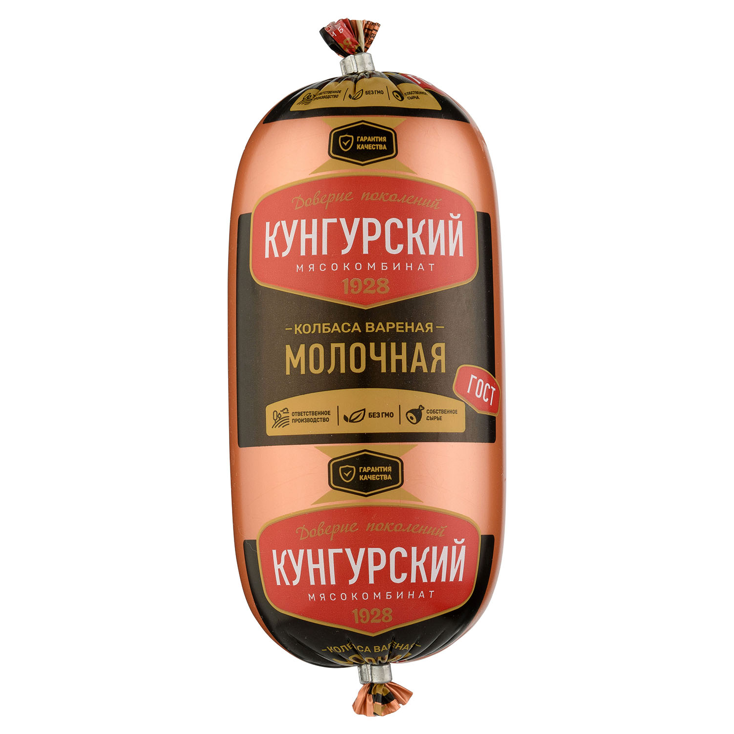 

Колбаса варёная Кунгурский мясокомбинат Молочная по-кунгурски, категория В, 350 г