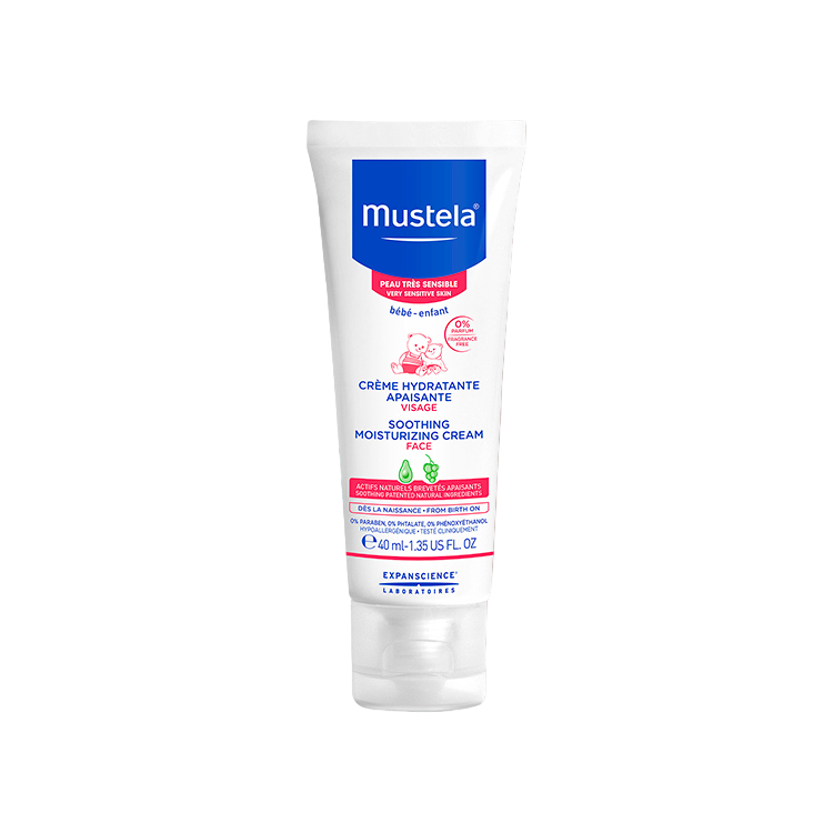 Крем Mustela для детей успокаивающий, увлажняющий, 40 мл