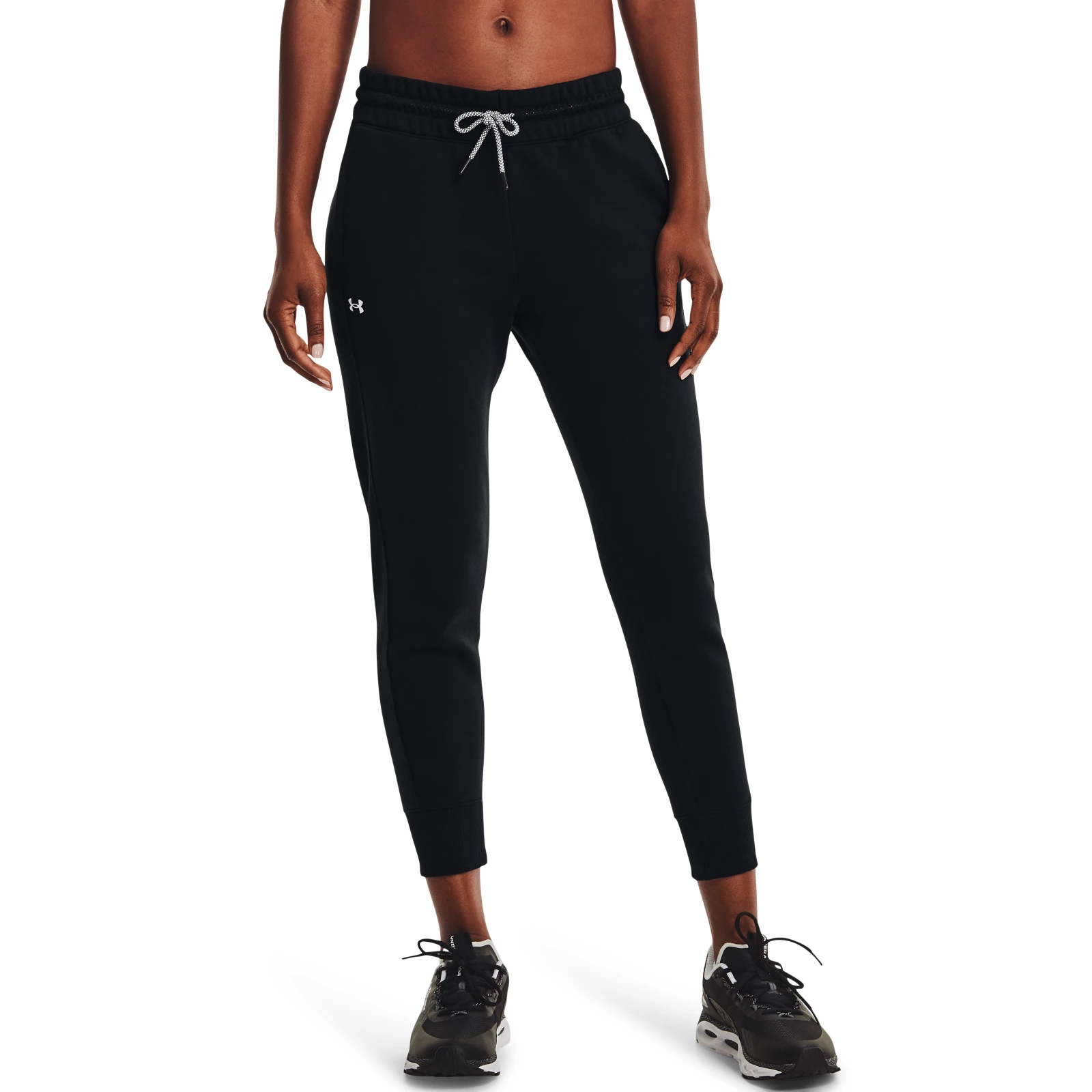 фото Спортивные брюки женские under armour 1365849 черные 2xl