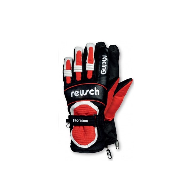 фото Перчатки reusch racing training ii (13-14) fire red/white (9.5)