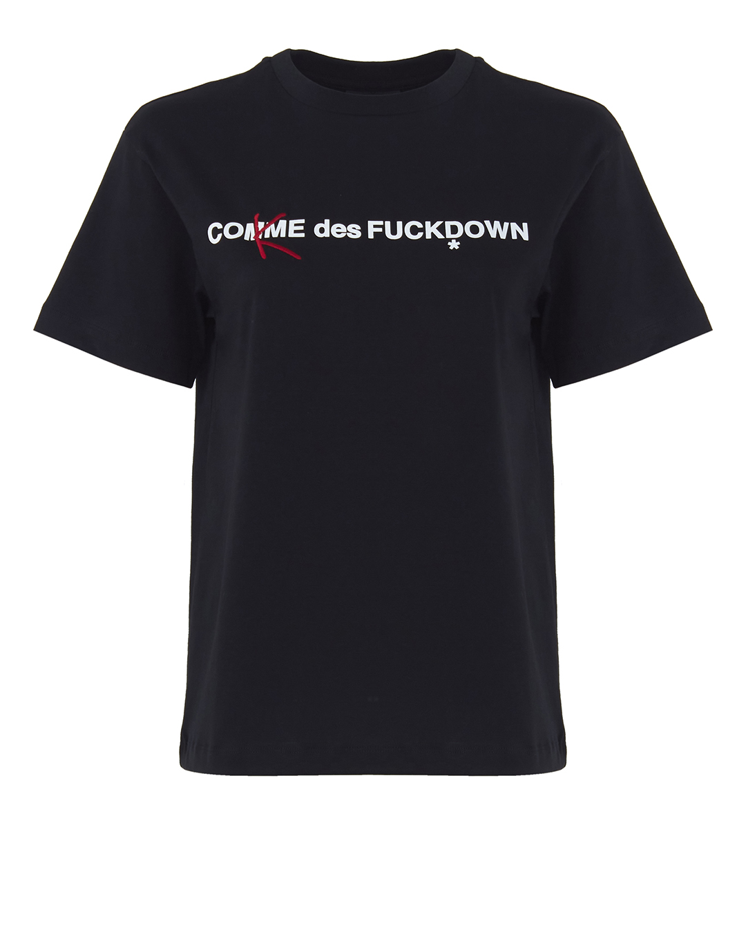 

Футболка COMME des FUCKDOWN CDFD2069 m черный+принт, CDFD2069
