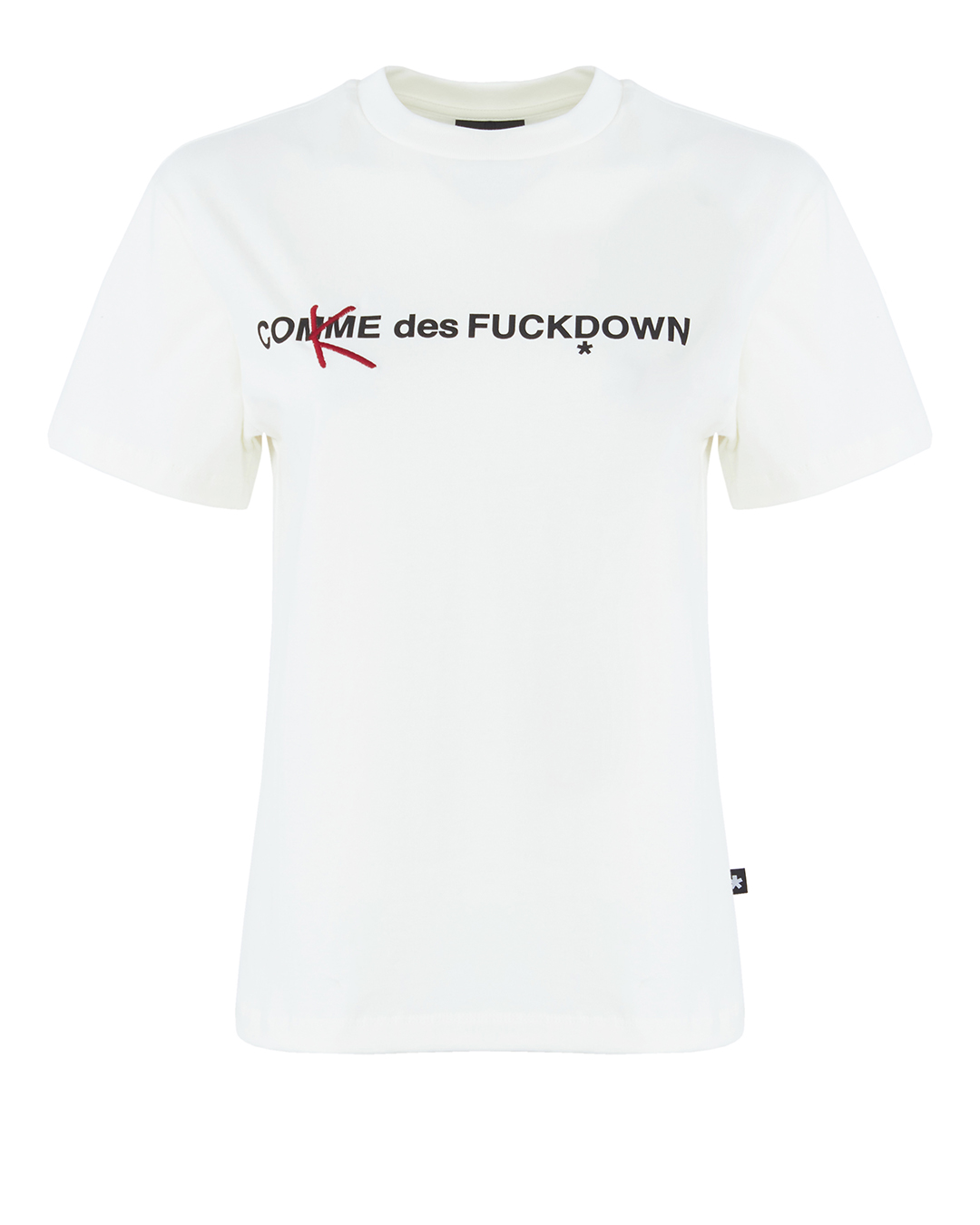 

Футболка COMME des FUCKDOWN CDFD2069 s белый+принт, CDFD2069