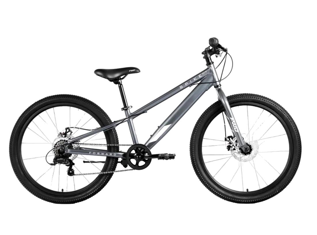 Велосипед Forward Spike 24 D AL 2023 11 серыйсеребристый 1780000₽