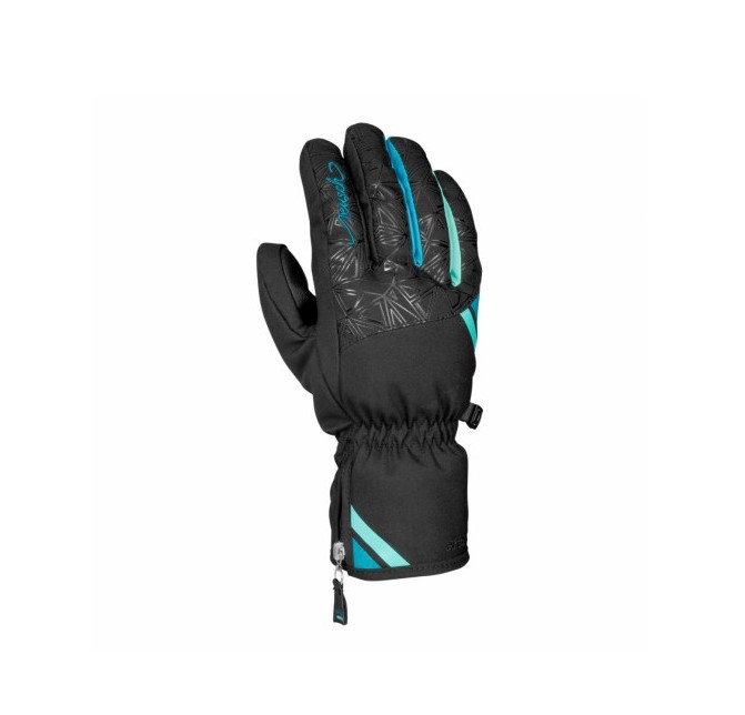 фото 4431233 svea r-tex® xt перчатки женские цв. 756 black / bluebird (6) reusch