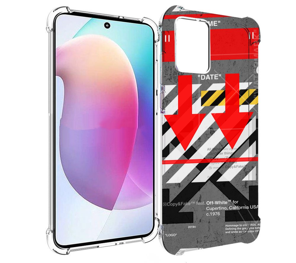 

Чехол MyPads знаки-логотипы для Motorola Edge 30 Neo, Прозрачный, Tocco