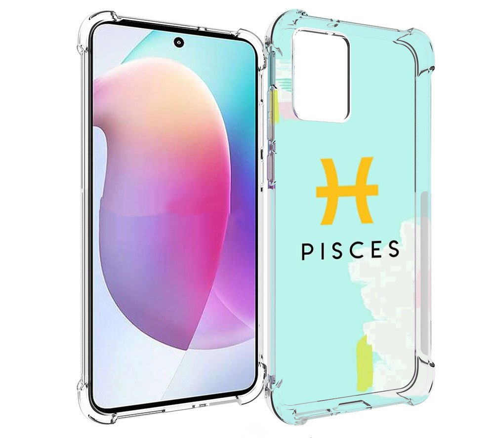 

Чехол MyPads знак-зодиака-рыбы-2 для Motorola Edge 30 Neo, Прозрачный, Tocco