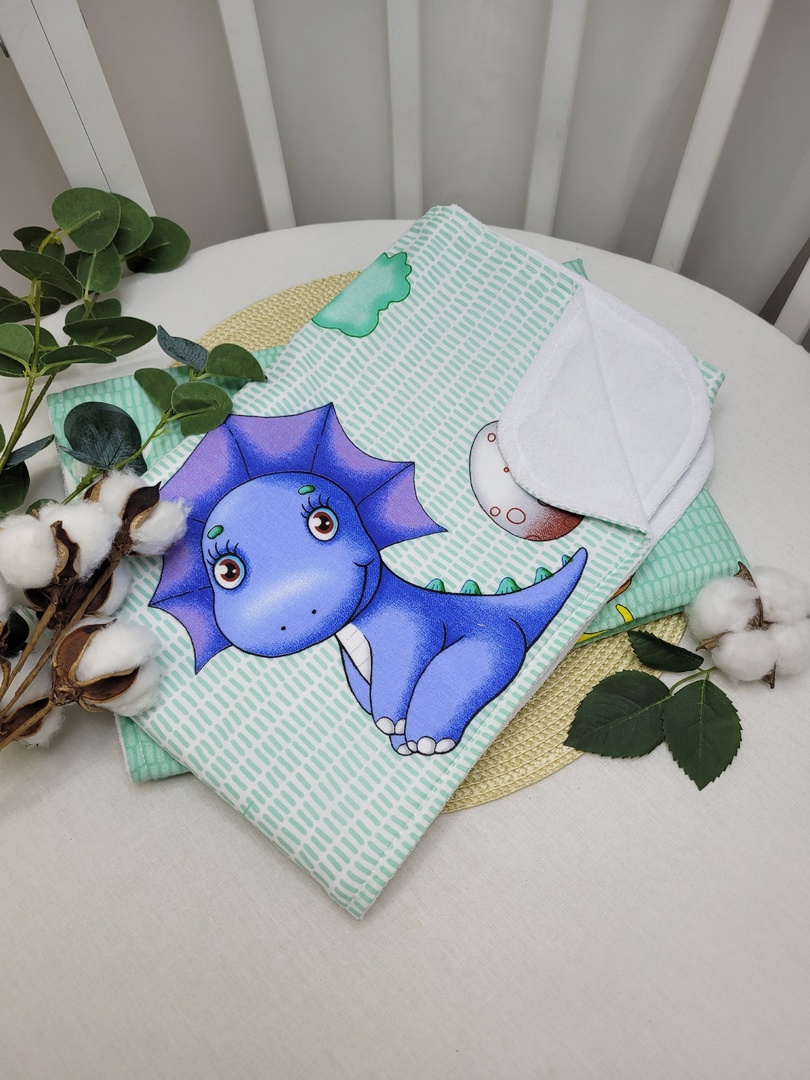 Пеленки детские многоразовые НПДинозГоша разноцветный