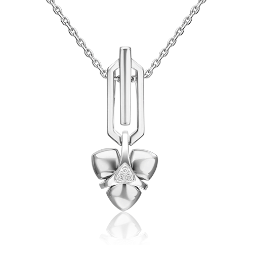 

Кулон из белого золота с бриллиантом PLATINA jewelry 03-3357-00-101-1120, 03-3357-00-101-1120