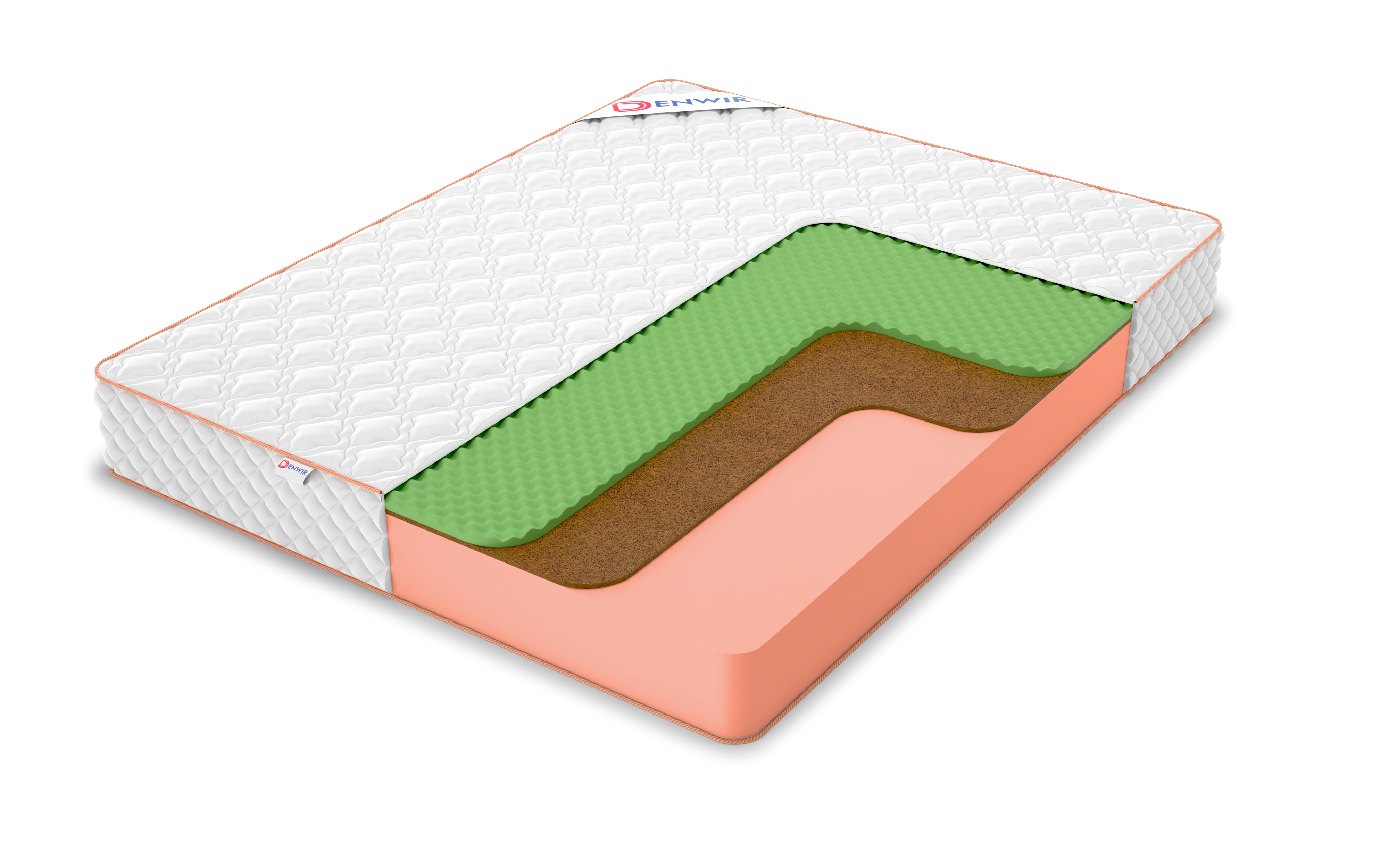 

Матрас беспружинный Denwir TOP BALANCE RELAX 22 110х195, 23 см, Белый, TOP BALANCE RELAX 22