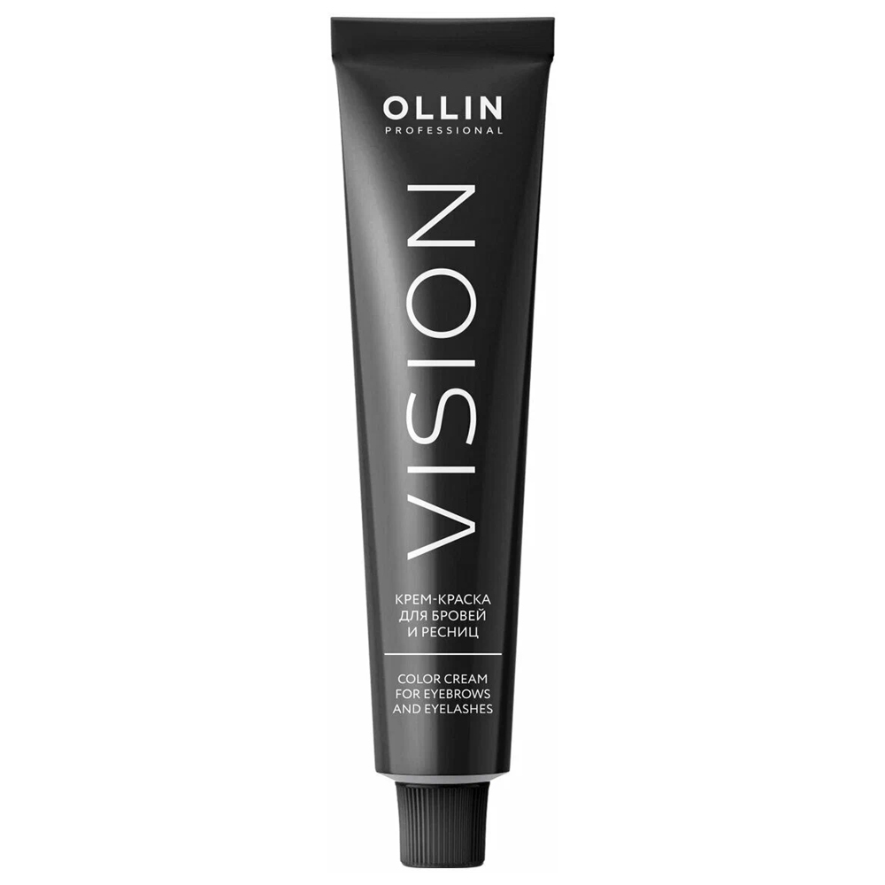 Крем-краска для бровей и ресниц Ollin Professional - Холодно-коричневый, 20 мл крем краска для бровей и ресниц графит ollin vision set