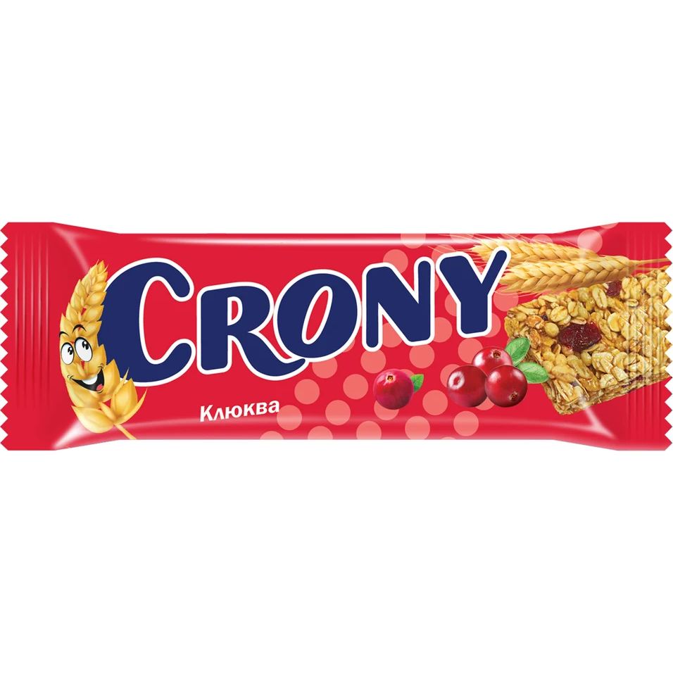 Батончик-мюсли Crony клюква 50 г