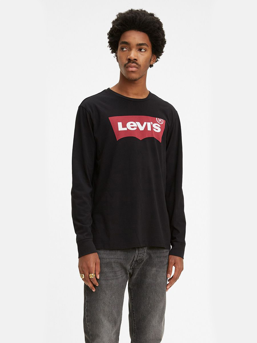 

Лонгслив мужской Levi's 36015-0013 черный S, 36015-0013