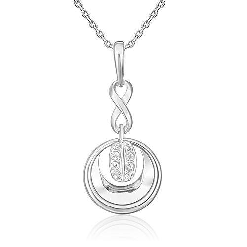

Кулон из белого золота с топазом PLATINA jewelry 03-3326-00-201-1120, 03-3326-00-201-1120