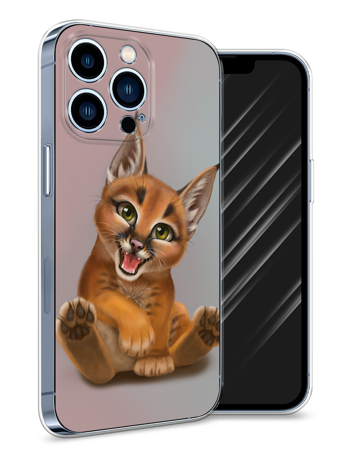 

Чехол Awog на Apple iPhone 13 Pro / Айфон 13 Pro "Малыш рыси", Разноцветный, 14350-1