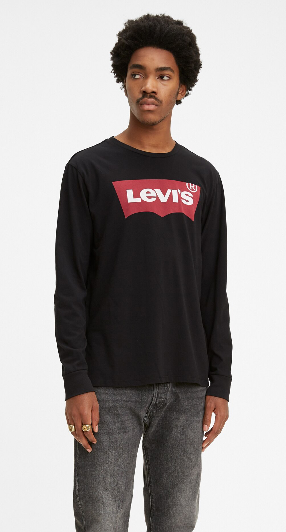

Лонгслив мужской Levi's 36015-0013 черный XS, 36015-0013