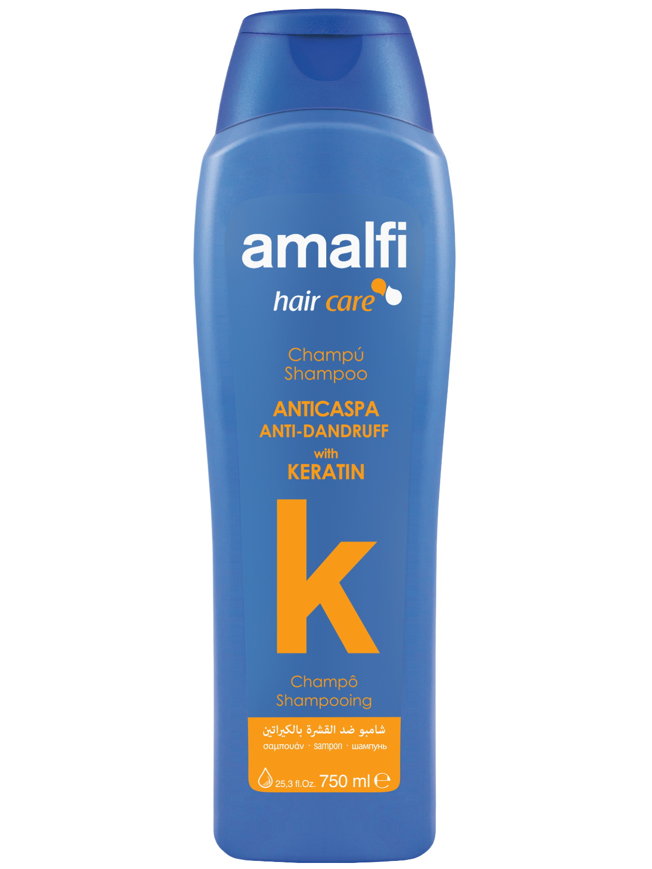 фото Шампунь против перхоти amalfi с кератином anti-dandruff 750 мл